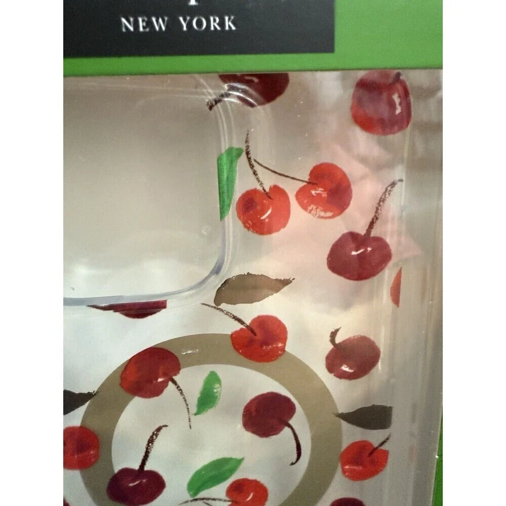 Kate Spade NY iPhone 16 Pro Max Protective Case with MagSafe Cherry Cherries New